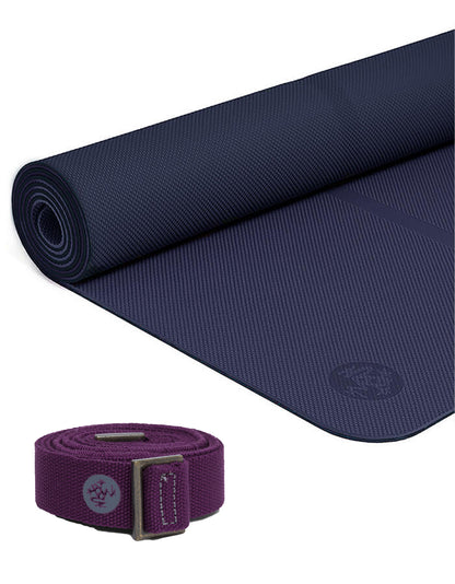 Manduka 瑜伽套装 B [Begin 瑜伽垫 x 瑜伽垫吊带] [优惠 1450 日元] *优惠券不可使用 Manduka