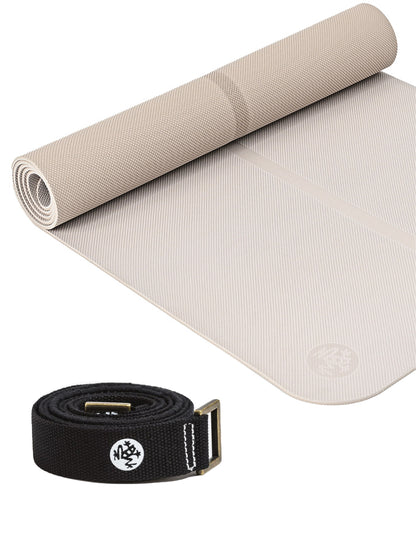 Manduka 瑜伽套装 B [Begin 瑜伽垫 x 瑜伽垫吊带] [优惠 1450 日元] *优惠券不可使用 Manduka