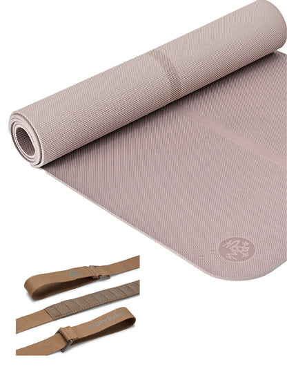 Manduka 瑜伽套装 B [Begin 瑜伽垫 x 瑜伽垫吊带] [优惠 1450 日元] *优惠券不可使用 Manduka