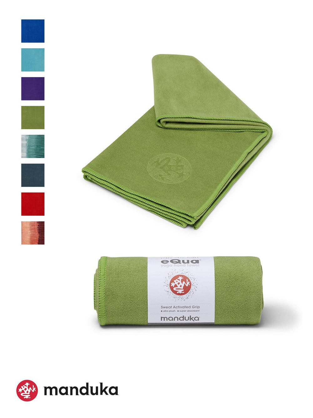Absorbent, non-slip and quick drying, the eQua® Mat Towel spreads