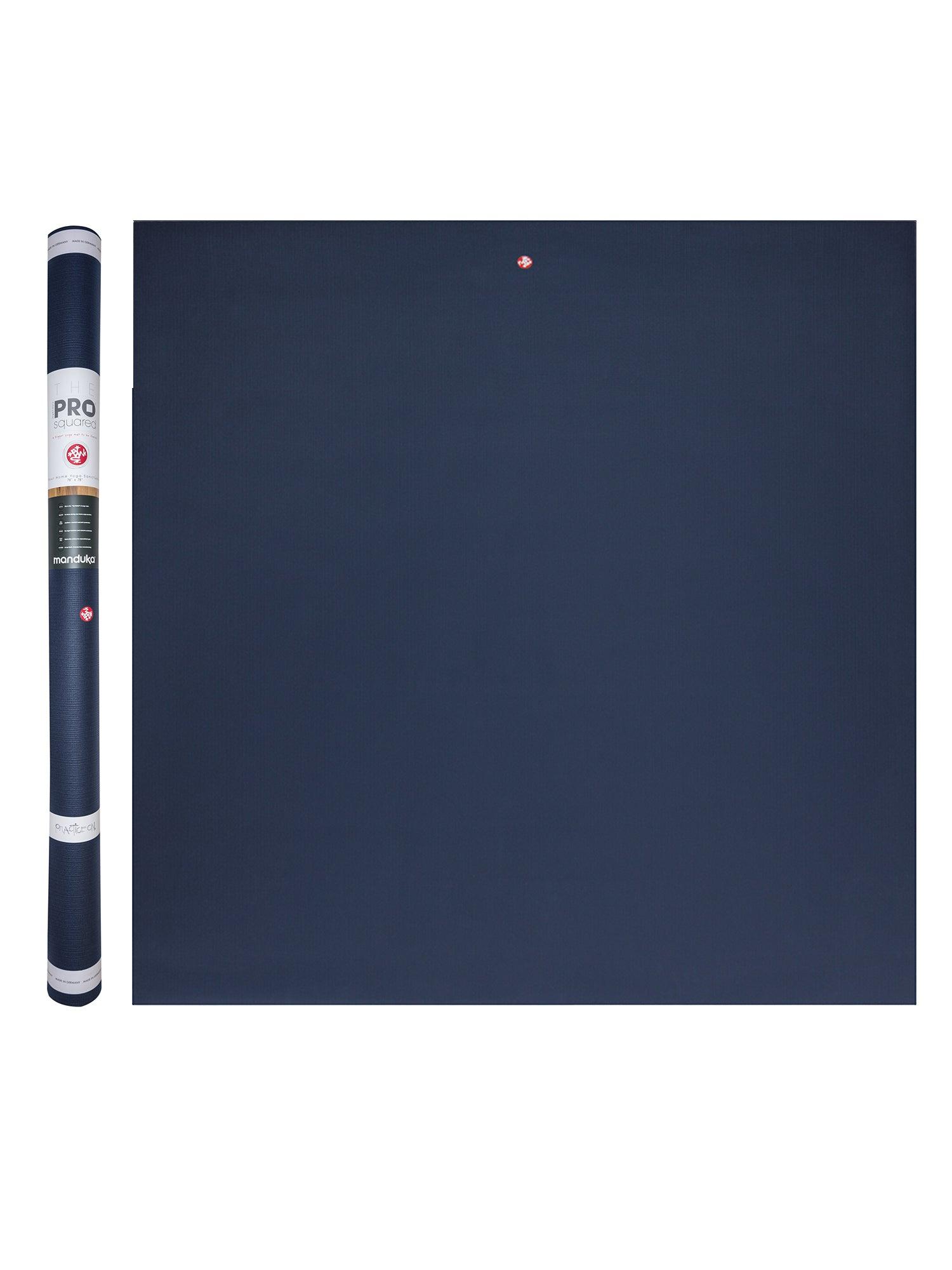 Manduka マンドゥカ 11%OFF[SALE]PRO SQUARE スクエア ヨガマット (6mm ／ 198cm×198cm）ブラックマット-ヨガマット-新色 ミッドナイト-即納-