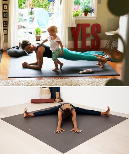 Manduka マンドゥカ 11%OFF[SALE]PRO SQUARE スクエア ヨガマット (6mm ／ 198cm×198cm）ブラックマット-ヨガマット-