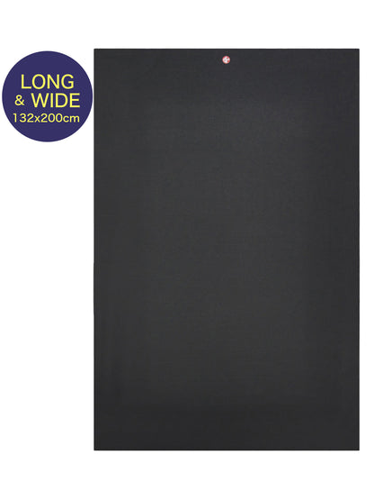 [Manduka] PRO ヨガマットロング＆ワイド(6mm ／ 132cm×200cm) PRO LONG &amp; WIDE 25FW ブラックマット 大型 幅広 マンドゥカ