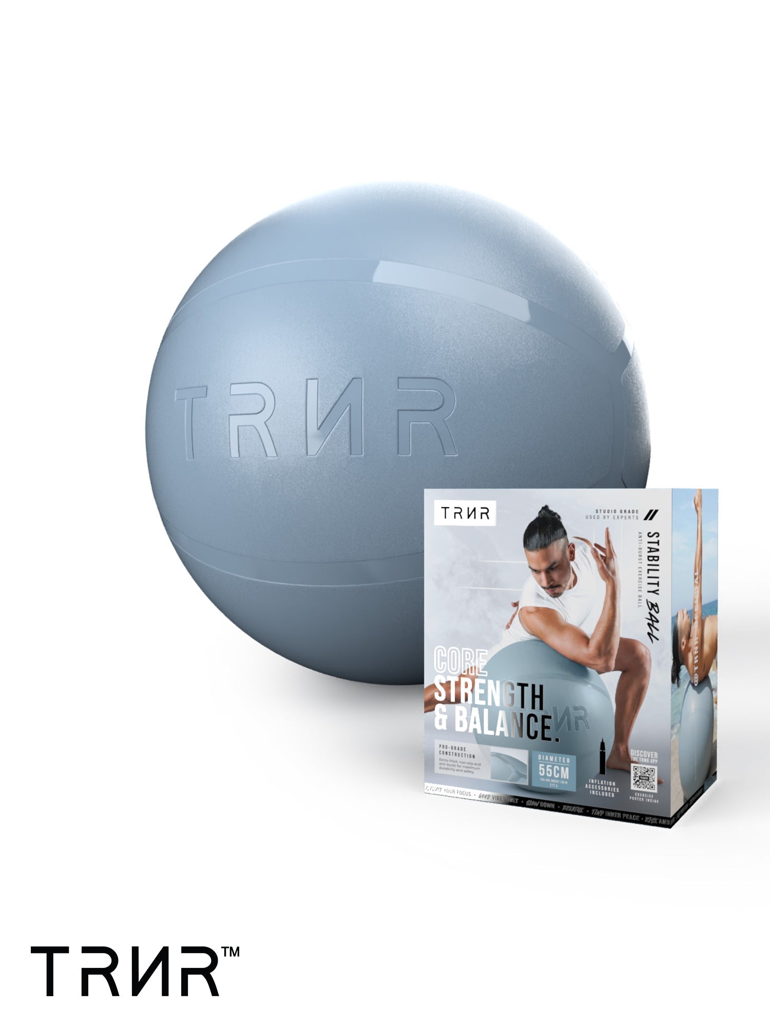 [TRNR]スタビリティボール｜STABILITY BALL 55cm トレイナー-Puravida! プラヴィダ　ヨガ ピラティス フィットネスショップ