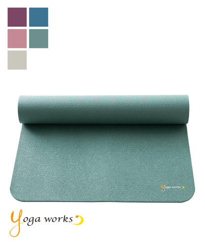 [Yogaworks] 瑜伽垫 (6mm) / Yogaworks 男女通用瑜伽垫 轻便初学者普拉提便携式旅行垫 YW-A202