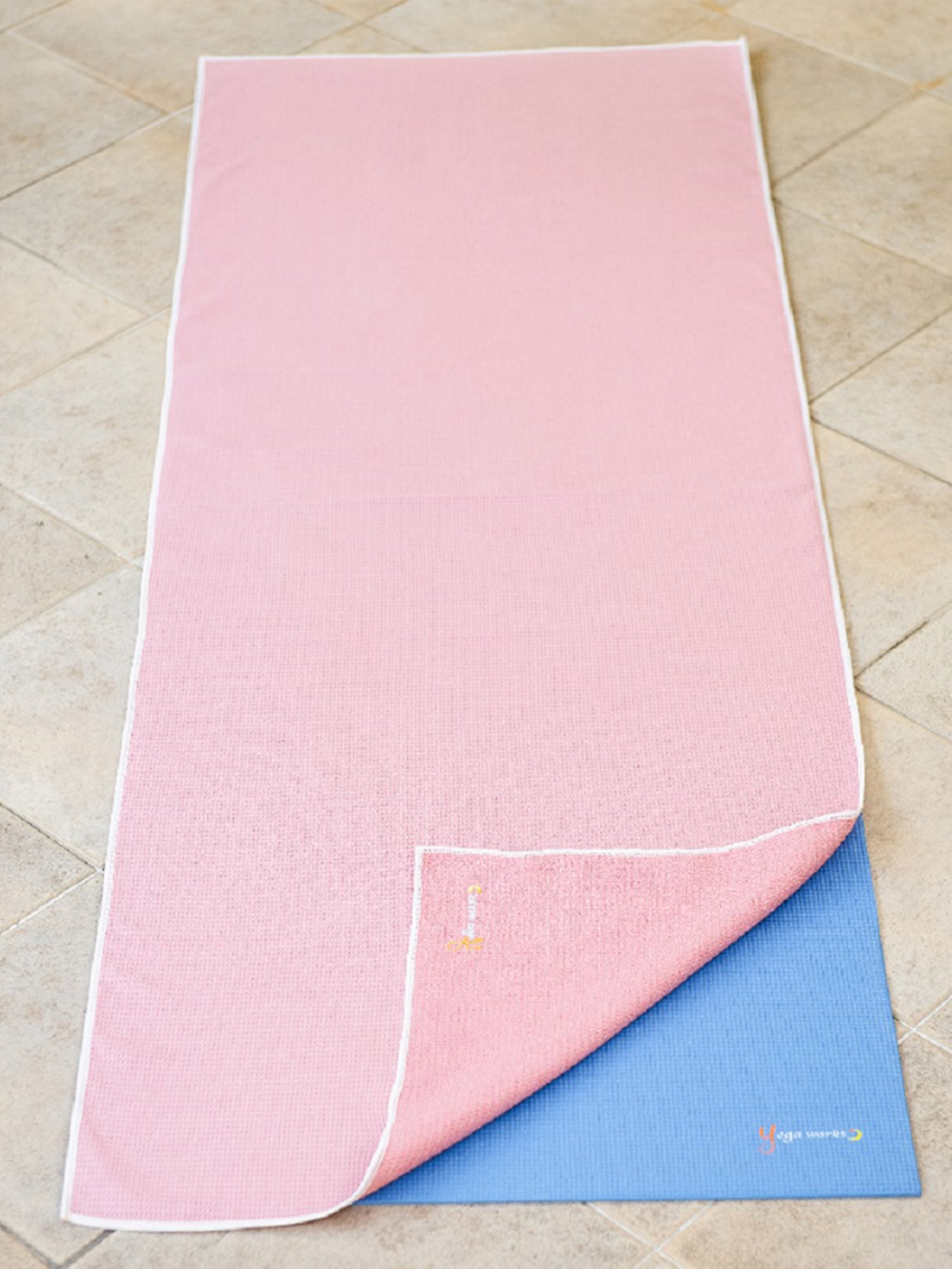 Yogaworks] ワッフルヨガラグ / フレンチラベンダー ヨガワークス