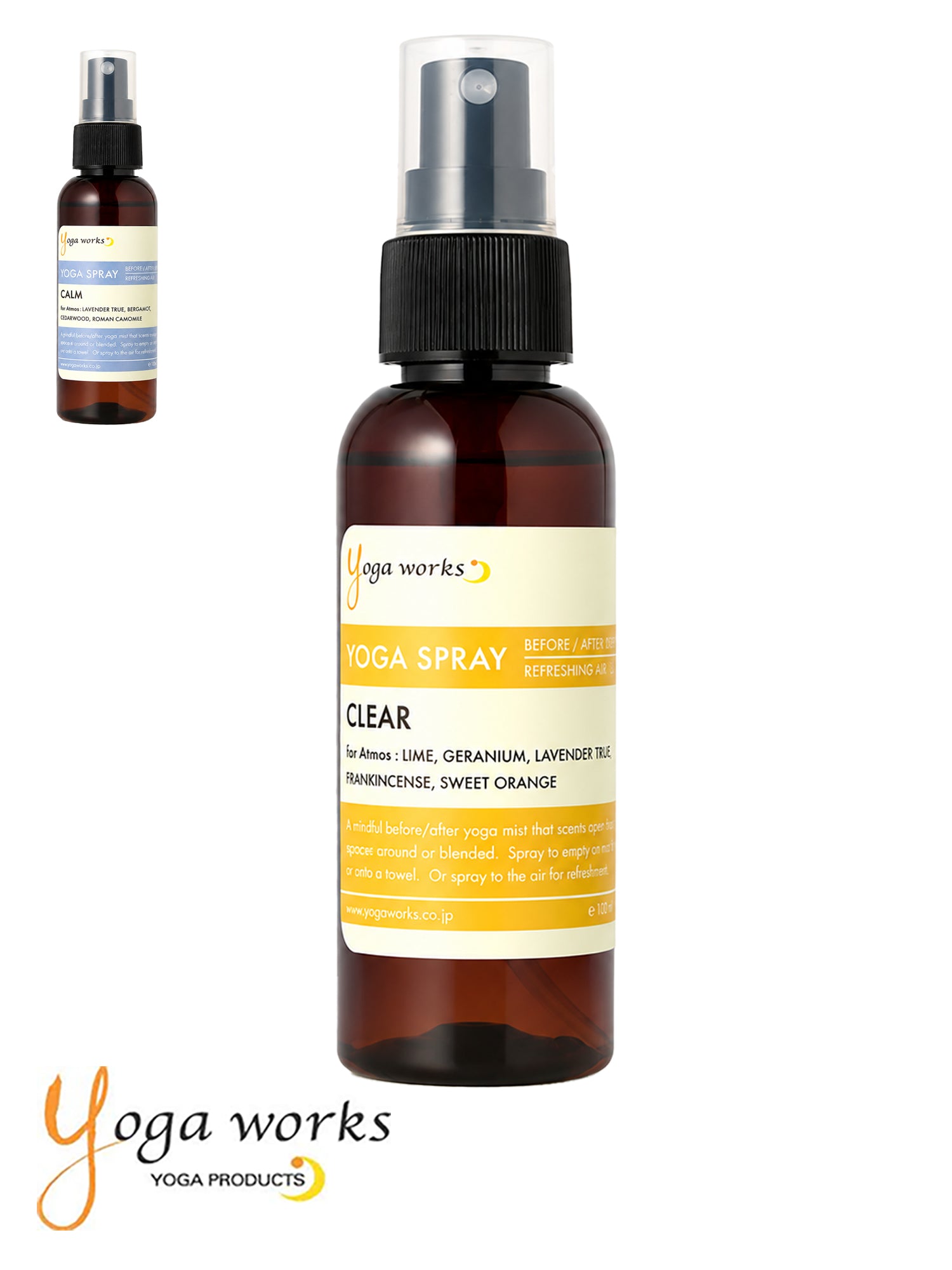[Yogaworks] Yoga Spray Yoga Mat Care Products / Clear Yogaworks YOGASPRAY Mat Cleaner YW-G601/YW-G602 CORE 60_1 QQ
