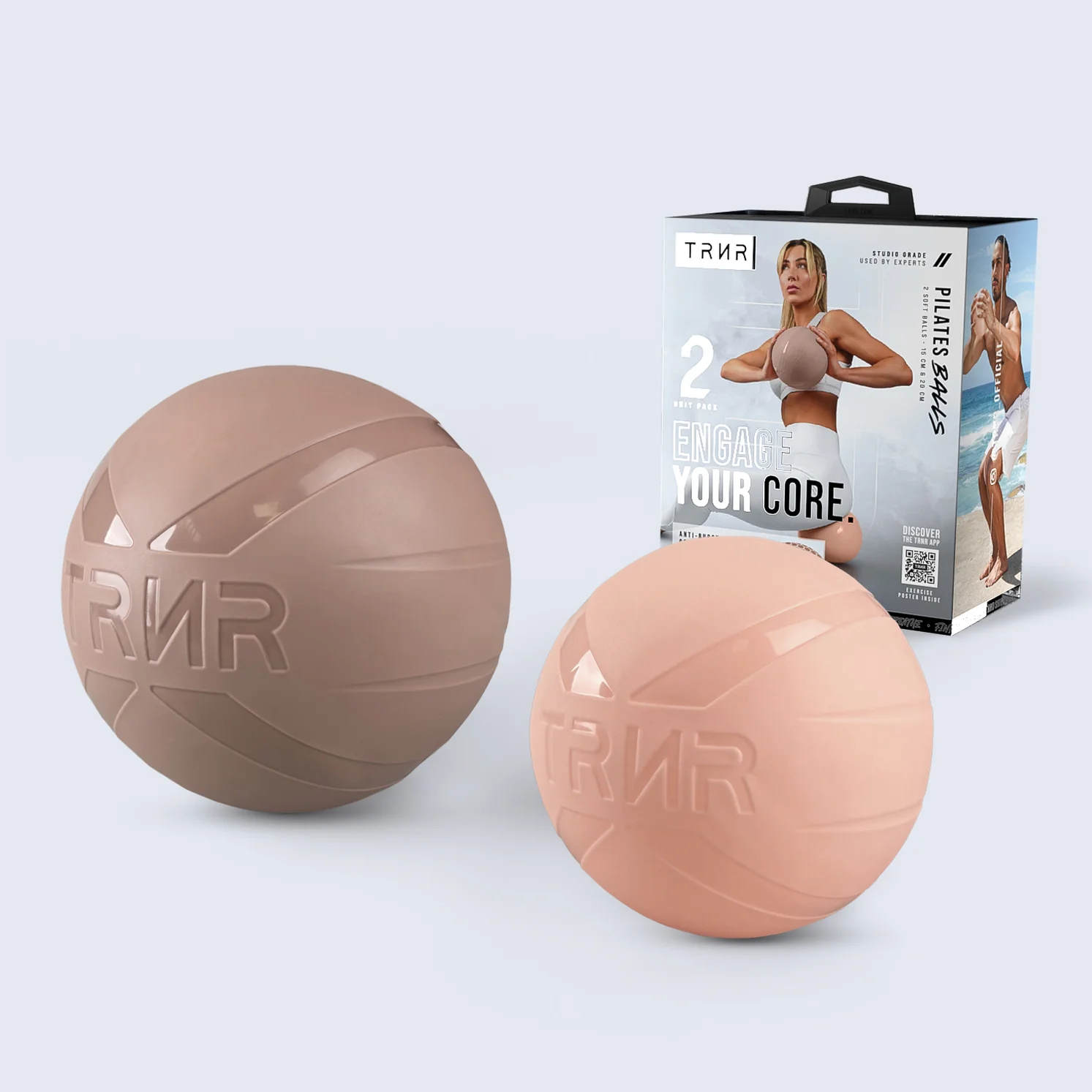 TRNR Pilates Balls - Nude & Clay ｜PLT5 – Puravida! ショップ ヨガ