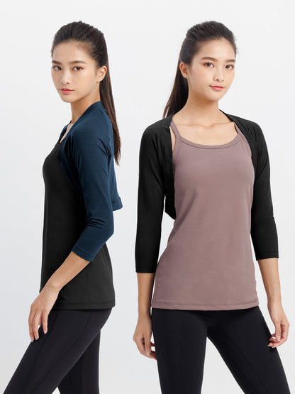 [Loopa] ルーパ シュラグ カーディガン Yoga Shrug cardigan アウター / ヨガウェア ヨガトップス [A] 10_1-Puravida! プラヴィダ　ヨガ ピラティス フィットネスショップ