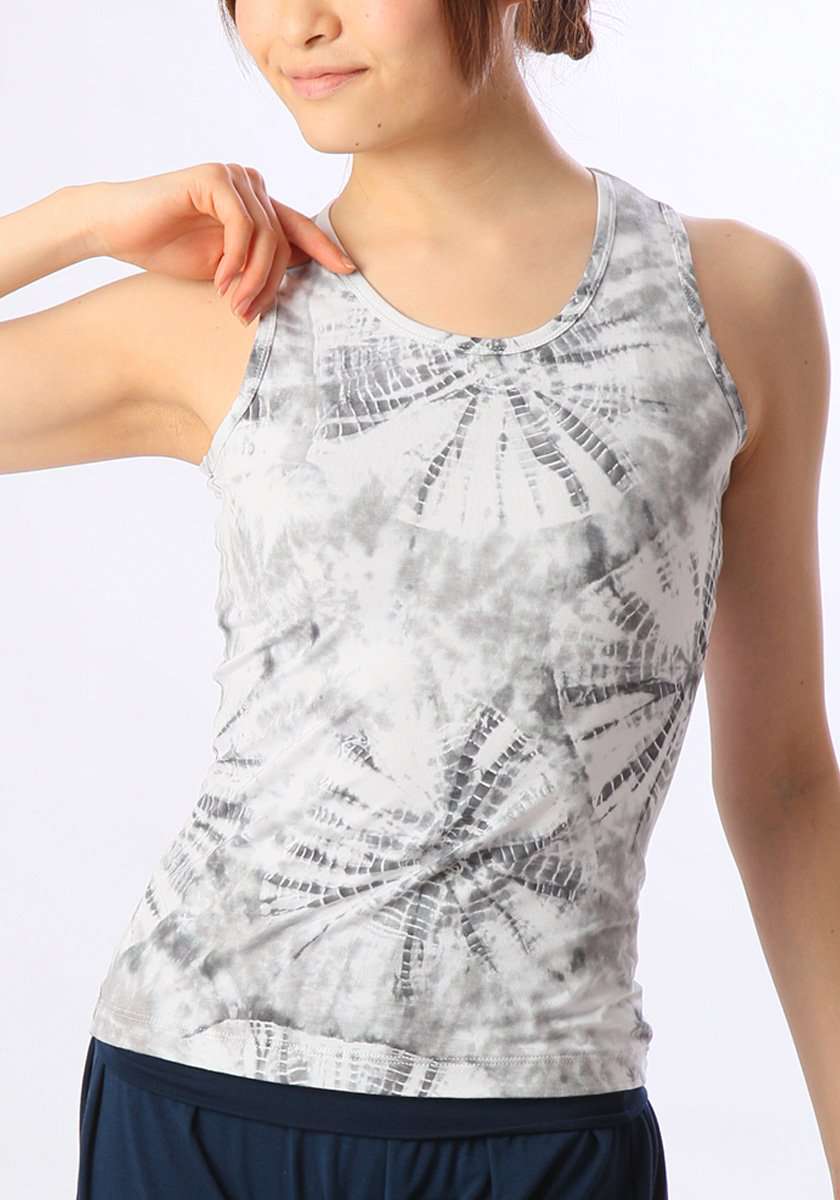 [Loopa] ルーパ ストレッチ タンクトップ バティック柄 Yoga Stretch tank top / ヨガウェア ヨガトップス [SOFF]-Puravida! プラヴィダ　ヨガ ピラティス フィットネスショップ