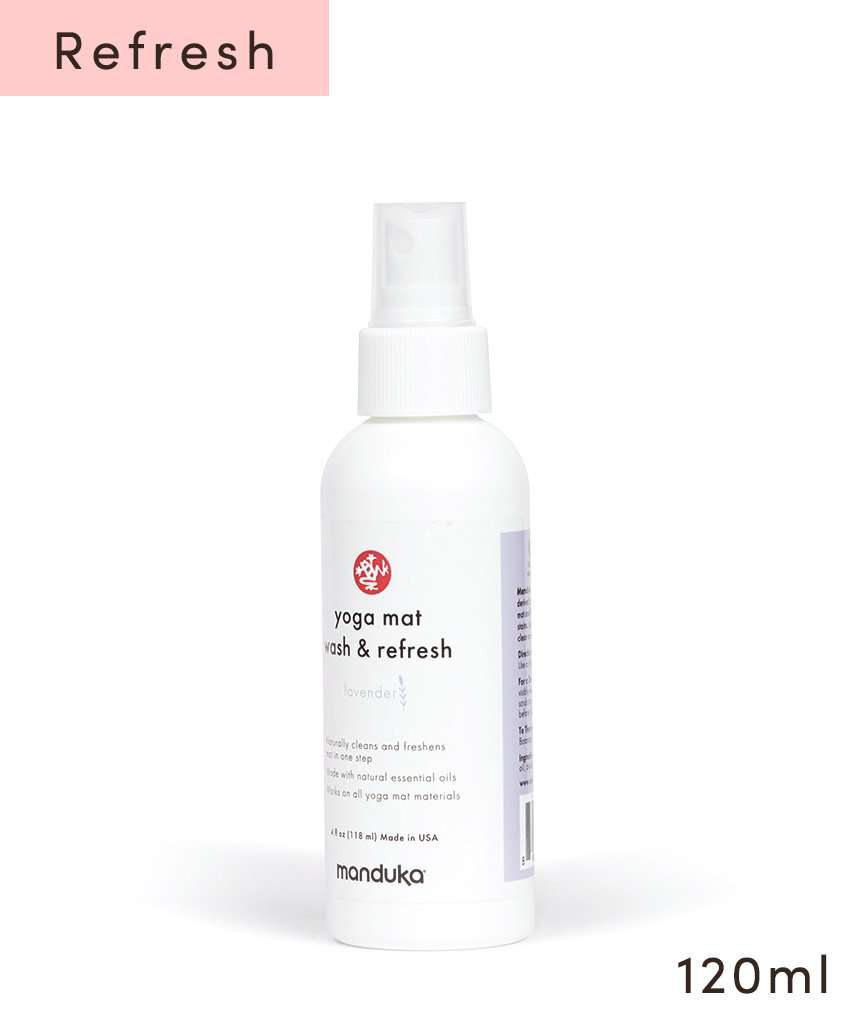 [Manduka] マットウォッシュスプレー（120ml） リフレッシュ ＆ リストア / MatWash Renew Restore ケア用品 ヨガマットクリーナー マンドゥカ CORE [A] 60_1 QQ-Puravida! プラヴィダ　ヨガ ピラティス フィットネスショップ