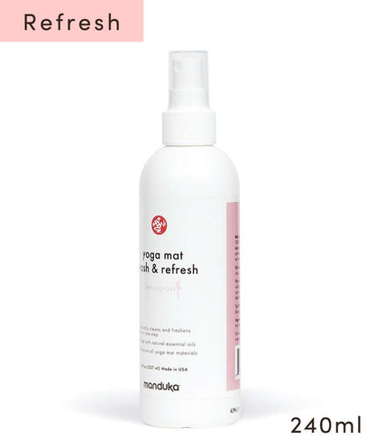 [Manduka] マットウォッシュスプレー（240ml） リフレッシュ ＆ リストア / MatWash Renew Restore ケア用品 ヨガマットクリーナー マンドゥカ CORE [A] 60_1-Puravida! プラヴィダ　ヨガ ピラティス フィットネスショップ