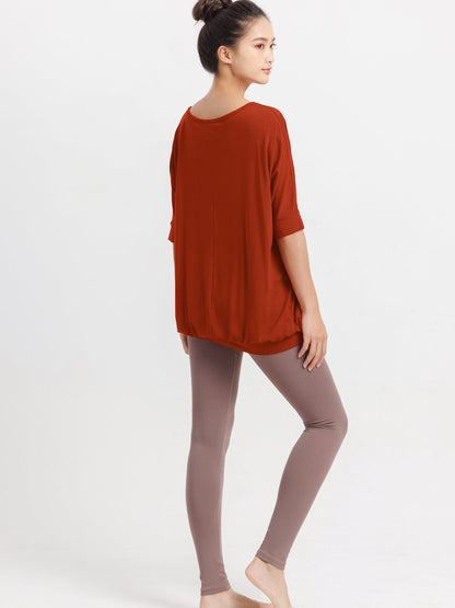 [Loopa] ルーパ 2.0 ドルマン スリーブ トップ Yogawear Dolman Sleeve Top Tシャツ ヨガトップス / ヨガウェア ブラック 20_1-Puravida! プラヴィダ　ヨガ ピラティス フィットネスショップ