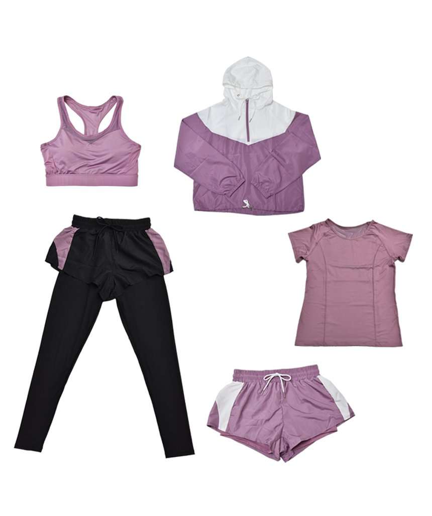 Linda Works ヨガウェア セット 紫系 再入荷 - Linda Works リンダワークス
