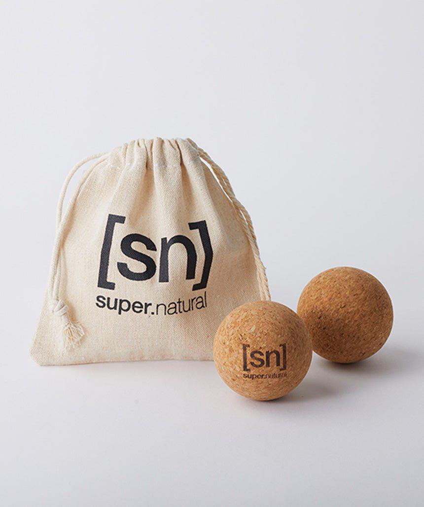 [[sn] super.natural] コルクマッサージボール（2個セット） / Cork Massage ball 21FW ヨガプロップス 天然素材-Puravida! プラヴィダ　ヨガ ピラティス フィットネスショップ