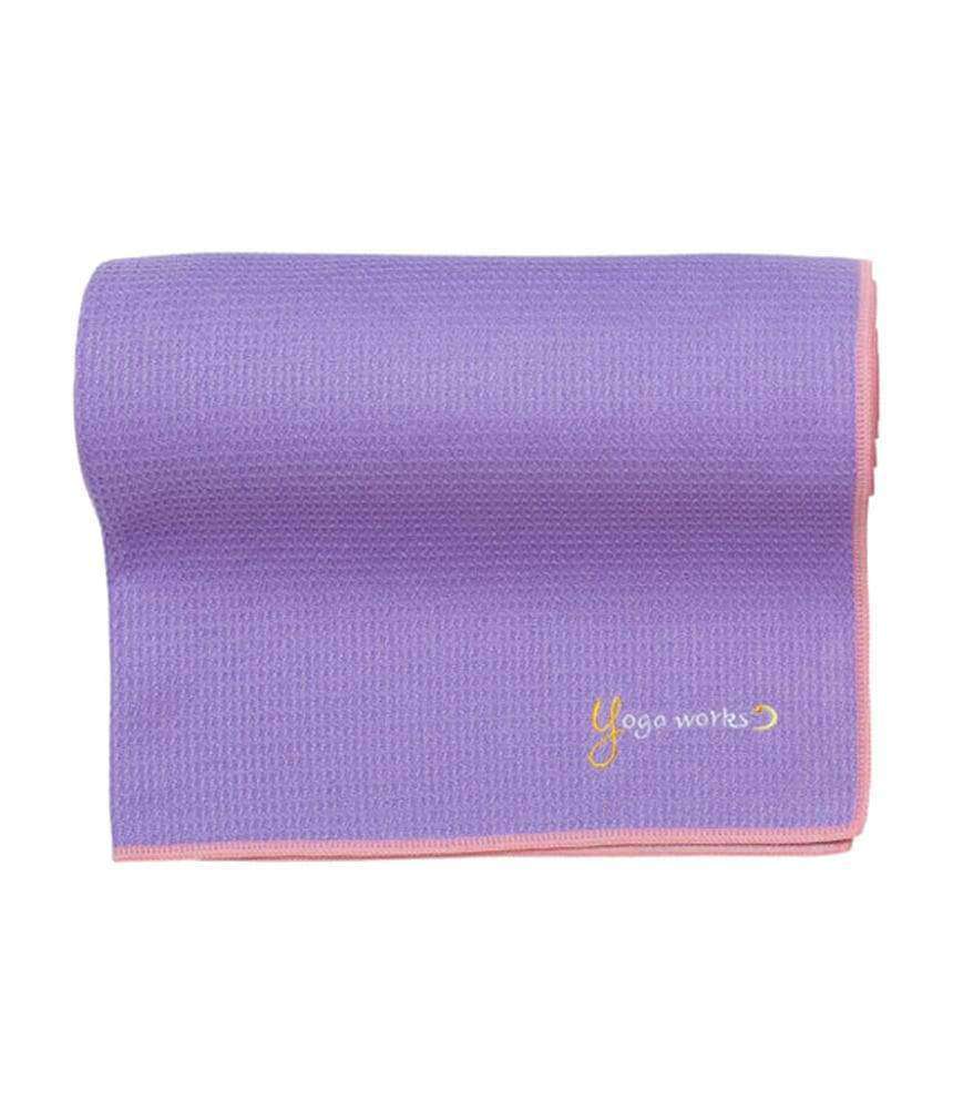 [Yogaworks] ワッフルヨガラグ / フレンチラベンダー ヨガワークス WAFFLE YOGA RUG ヨガタオル YW-A160 CORE 60_1 QQ-Puravida! プラヴィダ　ヨガ ピラティス フィットネスショップ