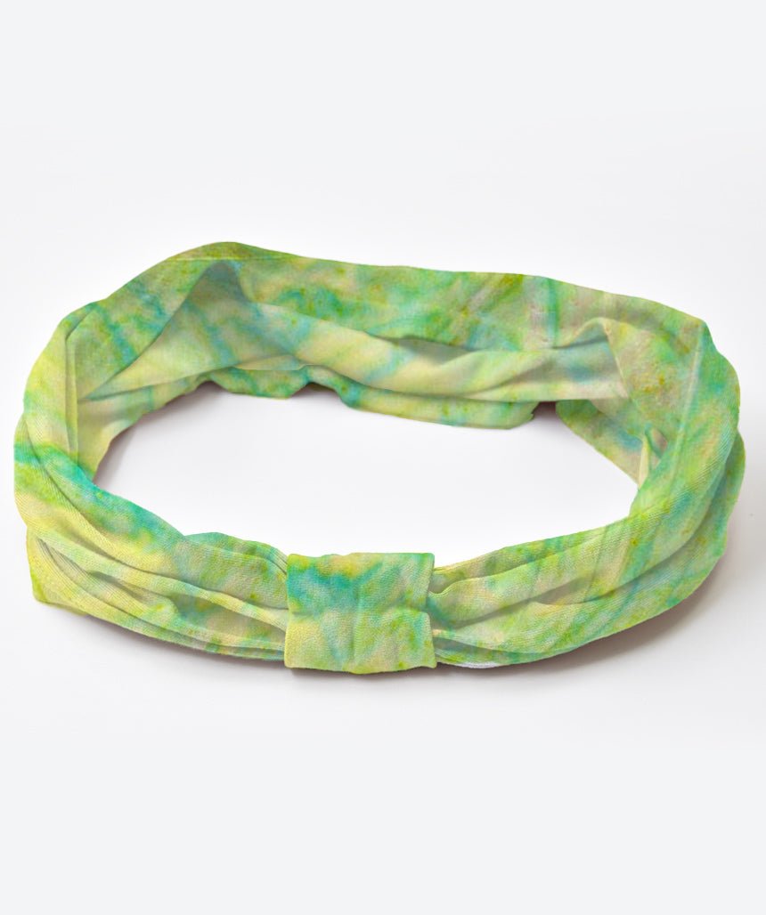 [Loopa] ルーパ 2.0 ヘアバンド スクイーズ バティック柄(染め柄) Yoga Hair bands Squeeze dyed pattern ヘッドバンド / [A] 10_3 - Puravida! プラヴィダ　ヨガ フィットネスショップ