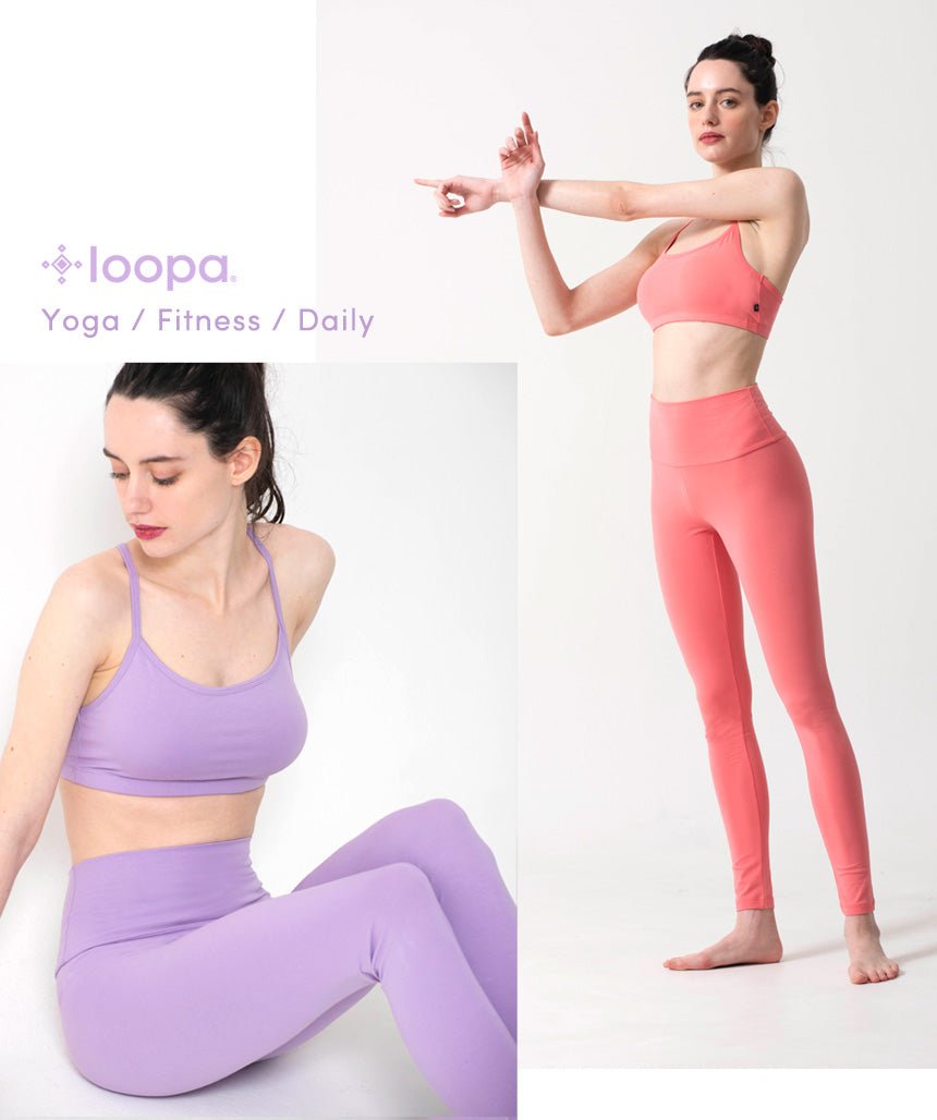 新色[Loopa] ルーパ ストレッチコットン ヨガレギンス Strech Cotton Yoga Leggings / ヨガパンツ ボトムス ヨガウェア [A] 20_1 予約販売 - Puravida! プラヴィダ　ヨガ フィットネスショップ